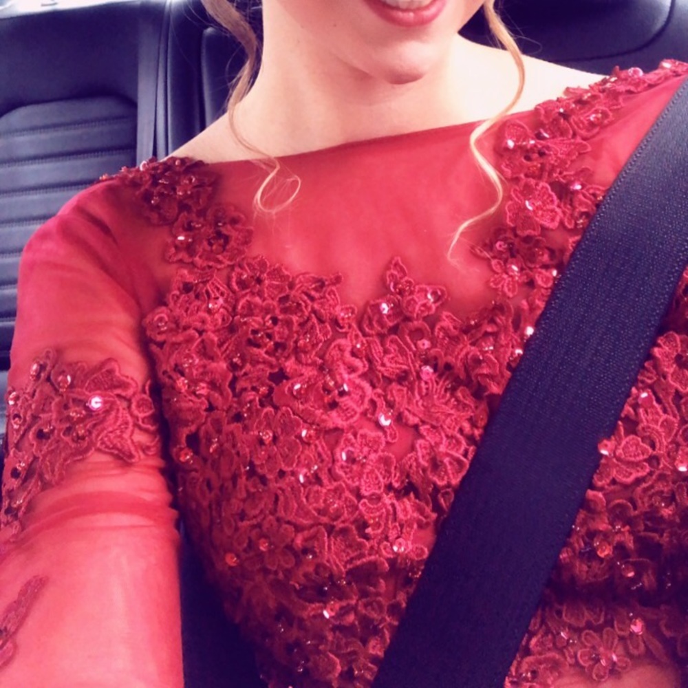 Red Prom Dress!!! - Picture 3 of 3